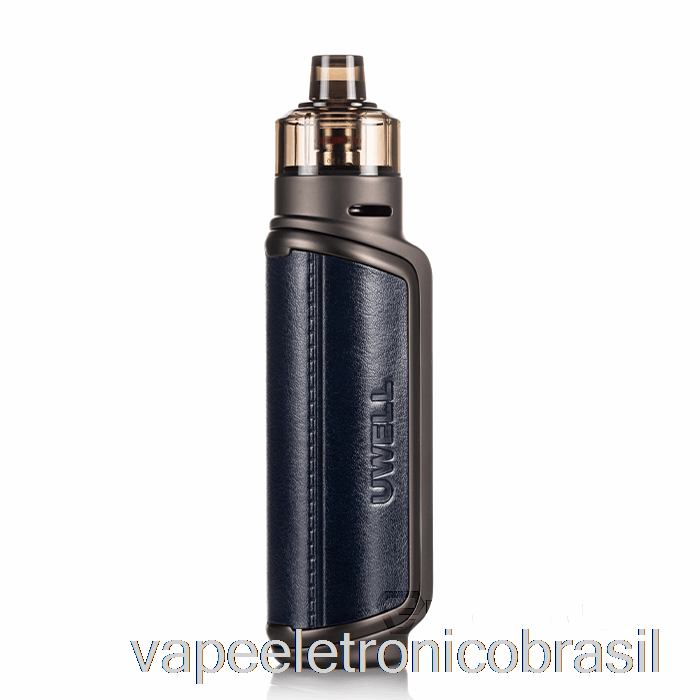Vape Eletrônico Uwell Aeglos P1 80w Pod Mod Kit Azul Escuro
